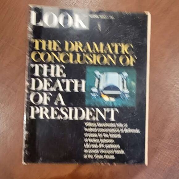 Vintage LOOK MAGAZINE Mar 7 1967  Death of a President - Picture 1 of 6